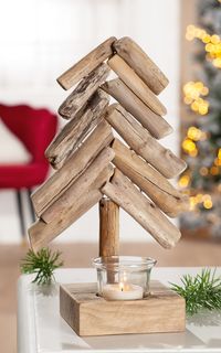 Holzbaum mit Teelicht 19,95 &euro;